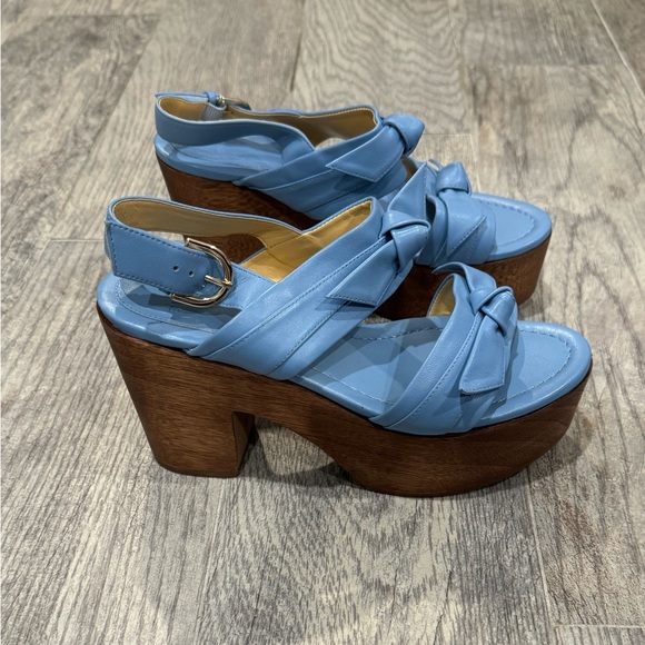 Alexandre Birman blue clarita clog heel sandals - Picture 5 of 9